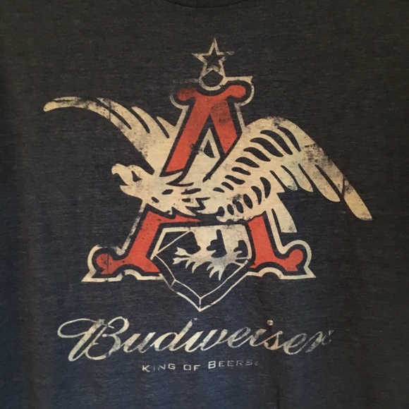 Budweiser Other - Budweiser distressed graphic T size Med